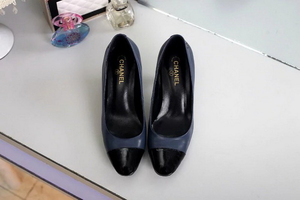 CHANEL Shallow mouth kitten heel Shoes Women--009